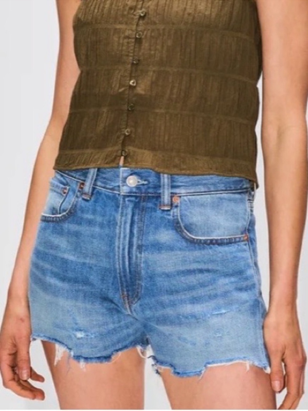 EUC Denimist Boy Shorts Blue Denim Size 28
